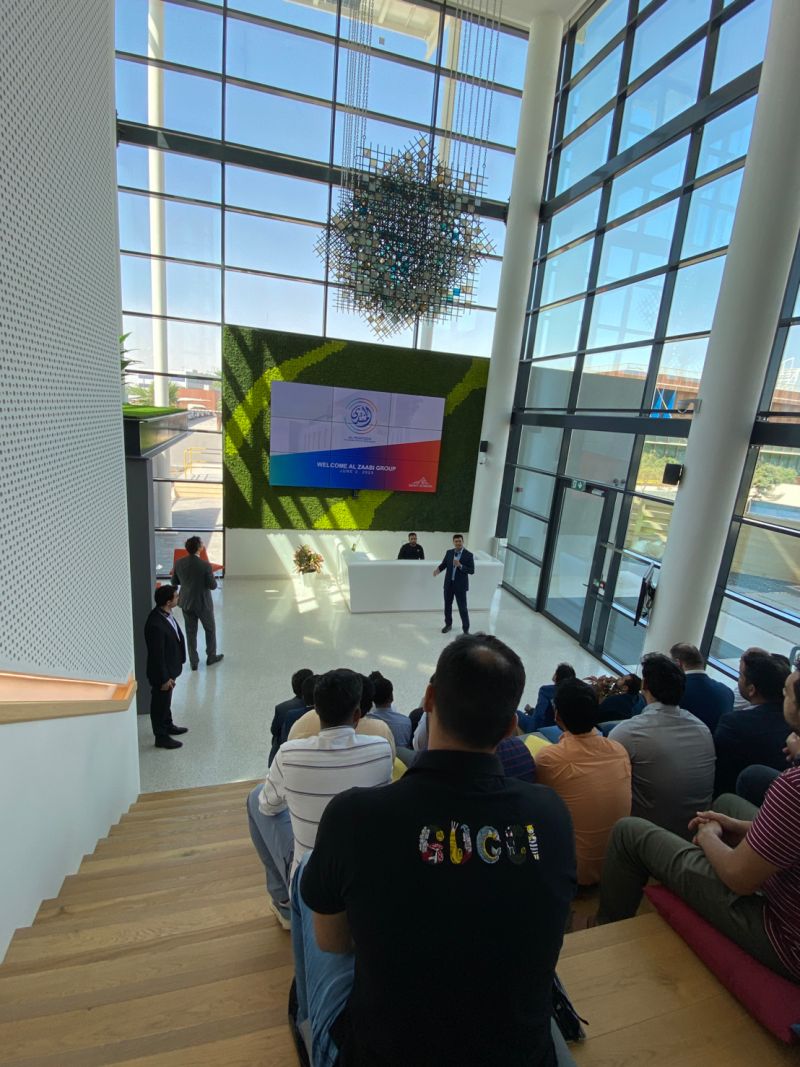 We were thrilled to welcome 40 team members of the Al Zaabi Group to AL-MUNTADA - Knowle
